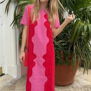 TUCKERNUCK
Poppy and Hot Pink Placed Embroidery James Dress